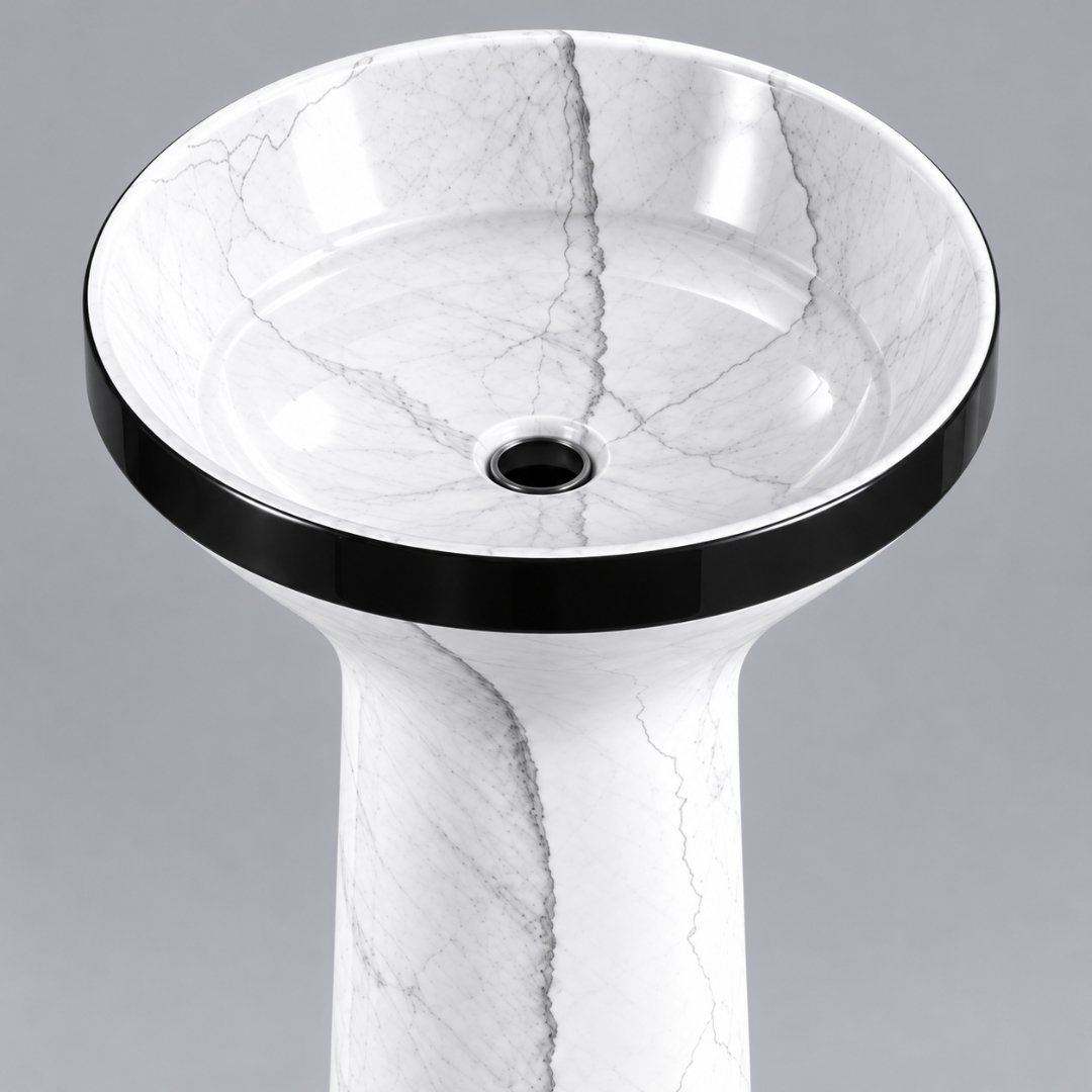MILANIUM - 002 One Piece Basin Wash Basin - My Home Studio